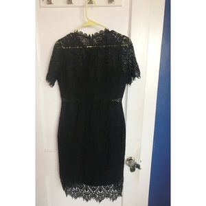 Lulu’s Black Lace Dress